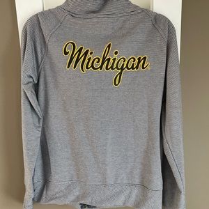 University of Michigan Full Zip Lightweight